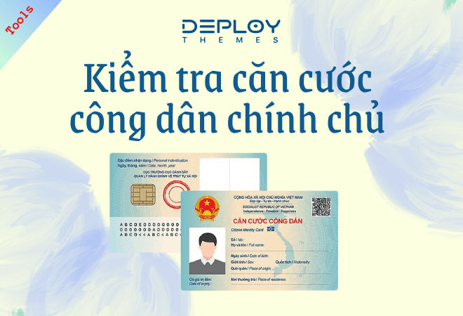 Kiểm tra CCCD chính chủ